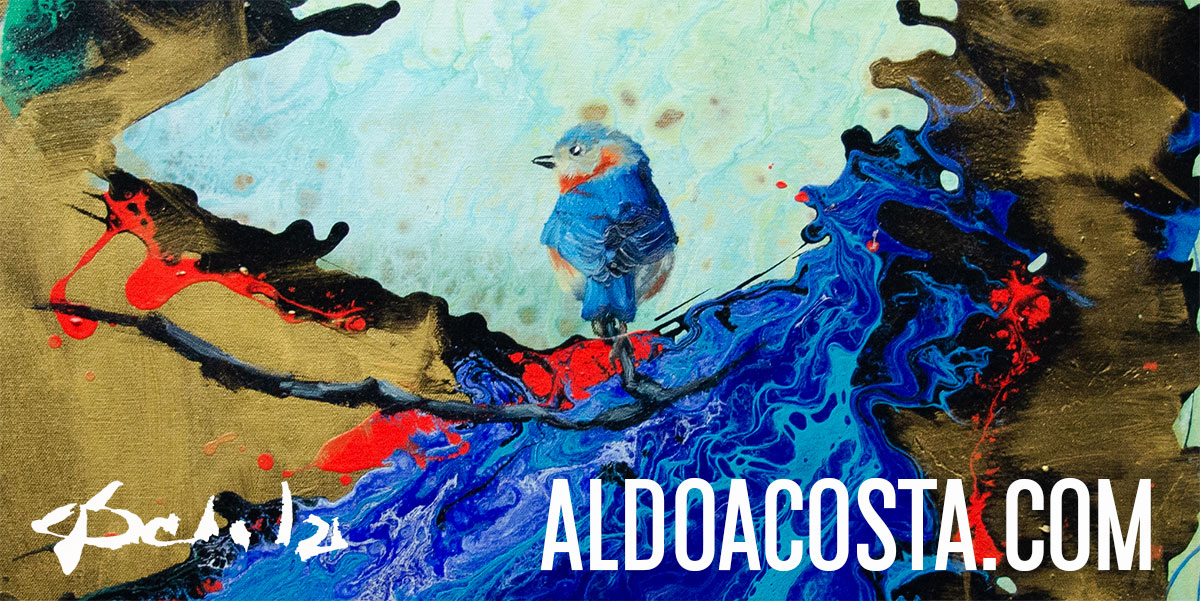 We can appreciate a artwork by the great visual artist Aldo Acosta in this gallery we can appreciate his contemporary art as well as his current modern art