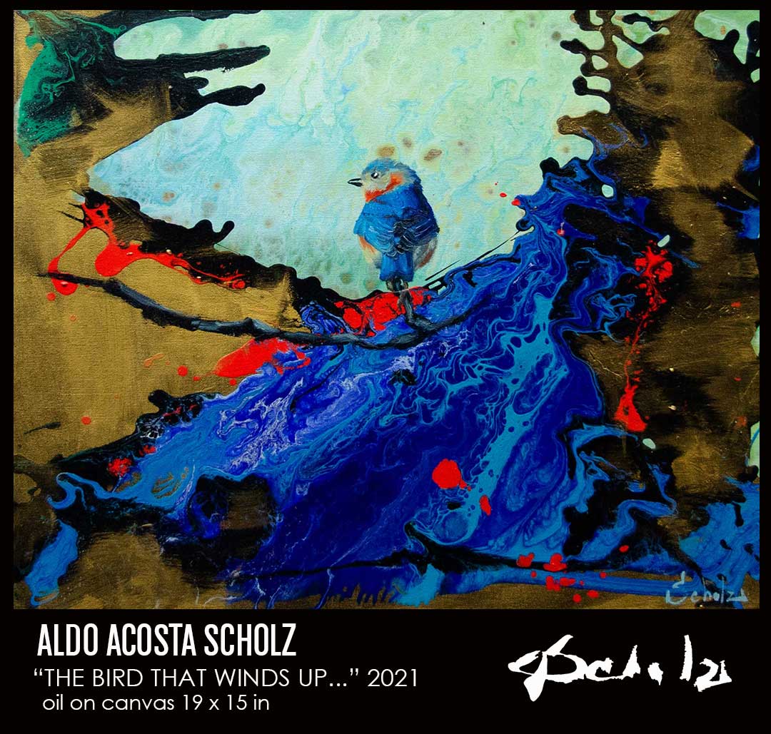 We can appreciate the visual art of the famous painter Aldo Acosta Scholz, the visual artist, is a famous painter among visual artists