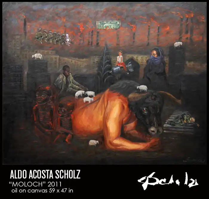 Art canvas prints for sale Aldo Acosta Scholz contemporary artist
