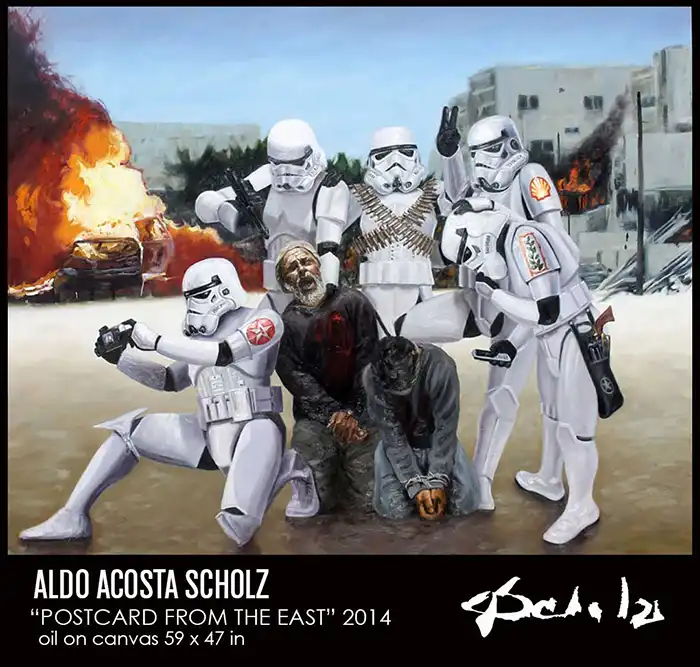 Art oil paintings for sale Aldo Acosta Scholz contemporary artist
