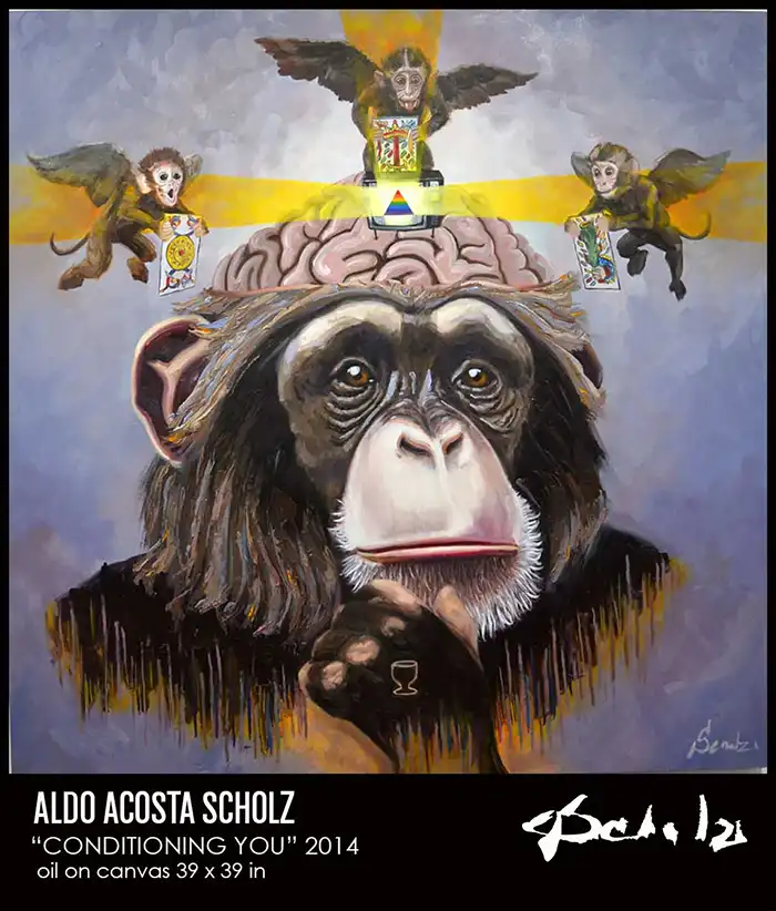 Canvas artwork for sale Aldo Acosta Scholz contemporary artist