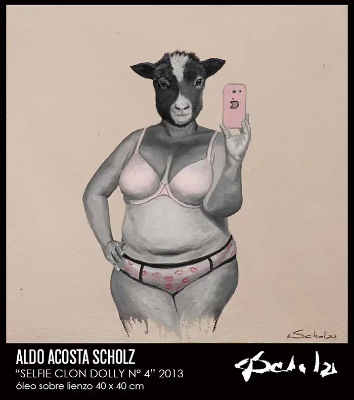 Comprar cuadros surrealistas de Aldo Acosta Scholz, famoso artista contemporáneo