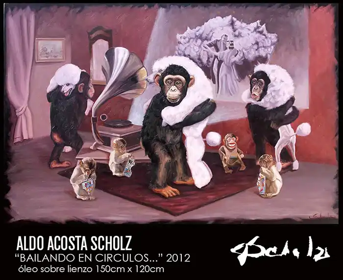 Vemos los cuadros en lienzo grandes en venta del gran artista Aldo Acosta Scholz