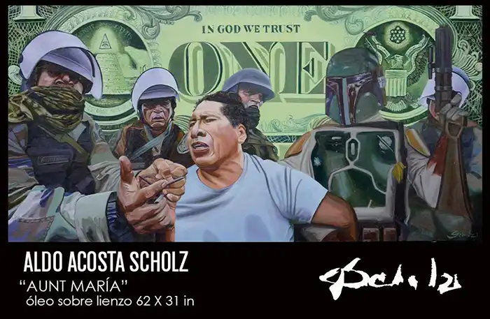 Large canvas paintings for sale Aldo Acosta Scholz contemporary artist
