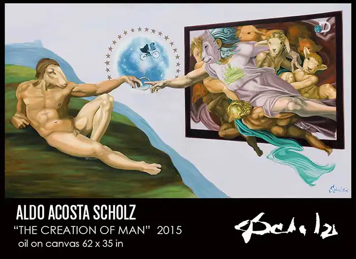 Order canvas art Aldo Acosta Scholz contemporary artist