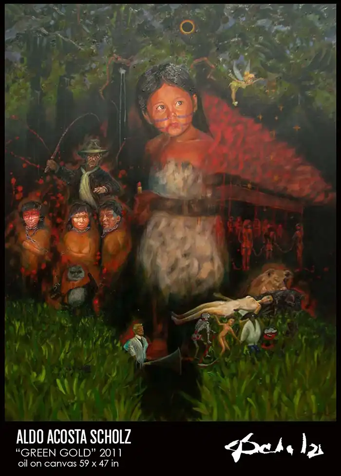 Original oil paintings for sale Aldo Acosta Scholz contemporary artist